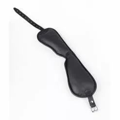 Spartan Steel Leren Oogmasker Kiotos