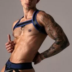 Locker Gear Harder Harness - Blauw-XL 5 Locker Gear Harder Harness - Blauw-XL -Lingerie Setjes Verkoopwinkel lk0741 blue 3