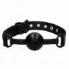 Ouch! Luxe Ball Gag Met Gaten - Zwart