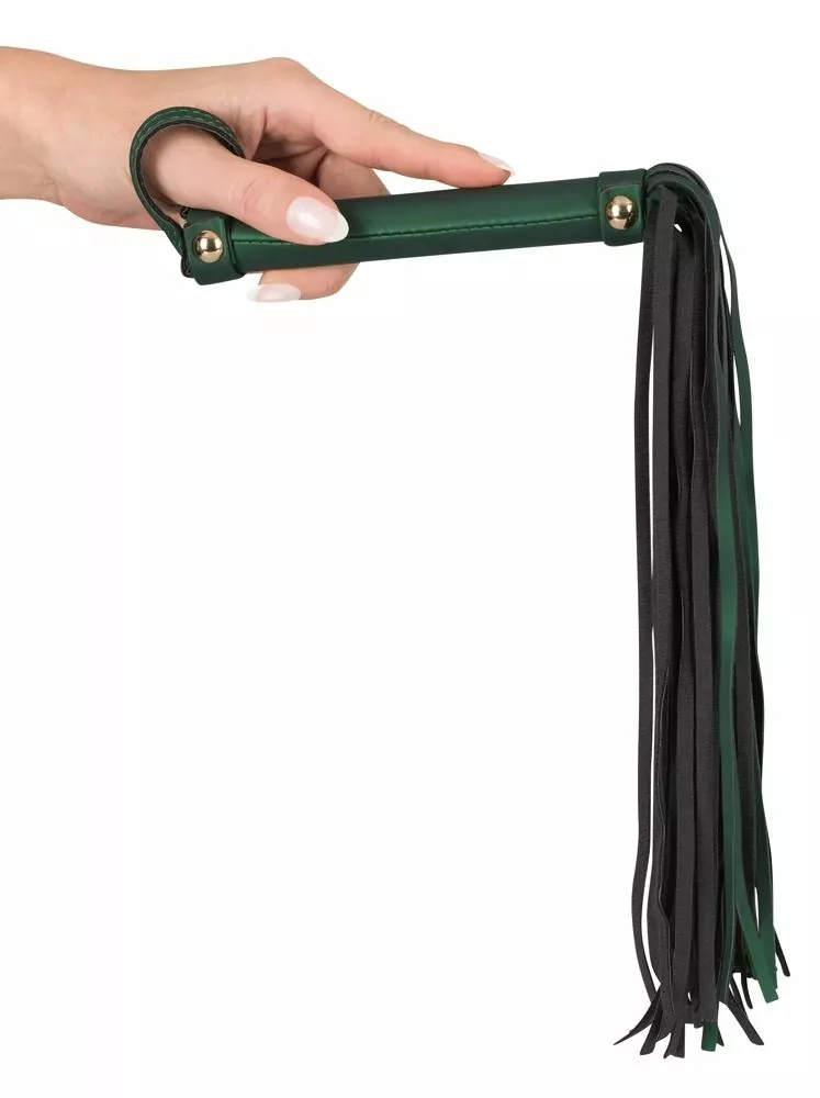 Bad Kitty Luxe Set Met Halsband Tepelklemmen En Flogger - Groen 4 Bad Kitty Luxe Set Met Halsband Tepelklemmen En Flogger - Groen - Afbeelding 4