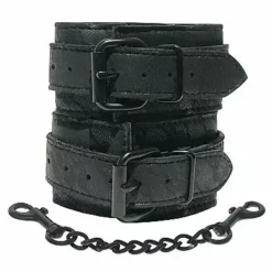 Sportsheets Luxe Handboeien Midnight - Zwart