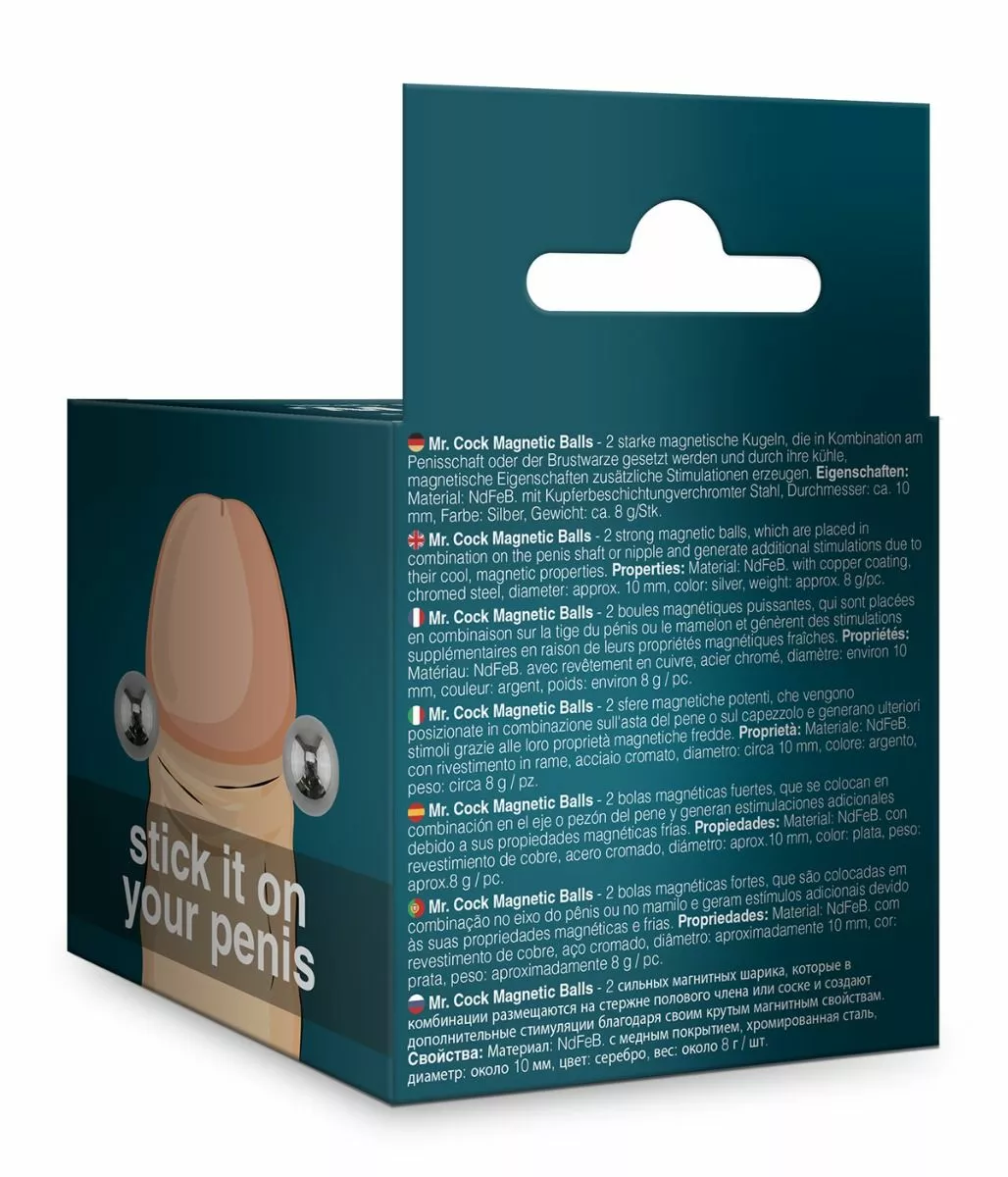 Mr Cock Magnetische Tepel En Eikel Ballen Balls Mr.Cock 5 Mr Cock Magnetische Tepel En Eikel Ballen Balls Mr.Cock - Afbeelding 5