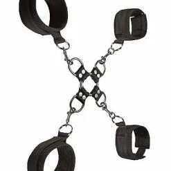 Manbound - 5-delige Boeien En Hogtie Set - Zwart/zilver -Lingerie Setjes Verkoopwinkel manbound 5 delige boeien en hogtie set