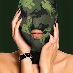 Ouch! Masker Met Open Mond Opening - Groen