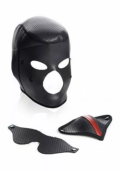 Master Series Masker Scorpion Hood With Removable Blindfold 1 Master Series Masker Scorpion Hood With Removable Blindfold