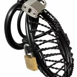 Metalen Kuisheidsgordel Met Hangslot - Rimba -Lingerie Setjes Verkoopwinkel metalen kuisheidsgordel met hangslot rimba