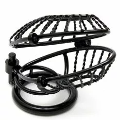 Metalen Kuisheidsgordel Met Hangslot - Rimba -Lingerie Setjes Verkoopwinkel metalen kuisheidsgordel met hangslot rimba open