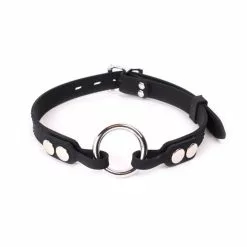 Kiotos Metalen O-Ring Gag Met Siliconen Band