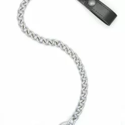 Mister B Leren Lus Voor Riem Met Ketting*