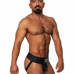 Mister B Leren Premium Jockstrap - Zwart -XS -Lingerie Setjes Verkoopwinkel mister b leren premium jockstrap zwart zk