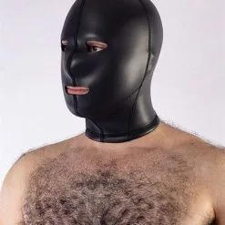 Mister B Neopreen BDSM Masker - Zwart