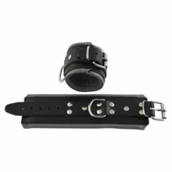 Mister B Leren Enkelboeien - Zwart/Grijs