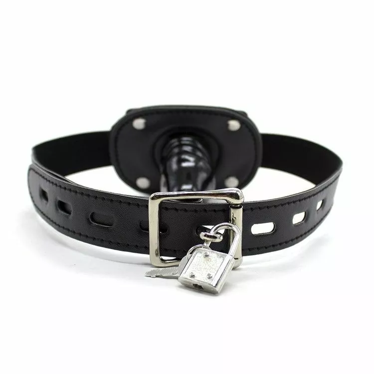 Kiotos Mond Gag Met Penis - Zwart 2 Kiotos Mond Gag Met Penis - Zwart - Afbeelding 2