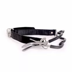 Spartan Steel Mouth Gag Jennings Met Rubberen Coating -Lingerie Setjes Verkoopwinkel mouth gag jennings met rubberen coating zk