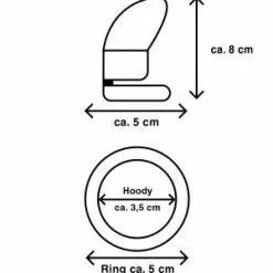 Mr Cock Mr. Cock Extreme Cock Hoody Peniskooi 50mm -Lingerie Setjes Verkoopwinkel mr. cock extreme cock hoody peniskooi 50mm 5