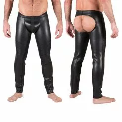 665 Leather Neo Open Ass Pants Black-S 7 665 Leather Neo Open Ass Pants Black-S -Lingerie Setjes Verkoopwinkel neo open ass pants black