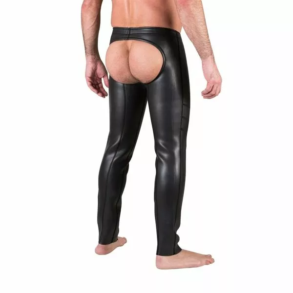 665 Leather Neo Open Ass Pants Black-S 1 665 Leather Neo Open Ass Pants Black-S