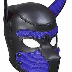 Ouch! Neopreen Masker Puppy Play - Blauw