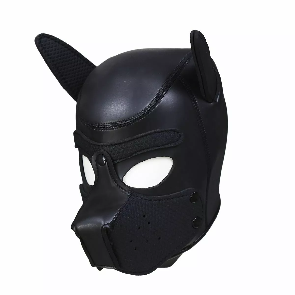 Esupplies Neopreen Puppy Dog Masker - Zwart-L 7 Esupplies Neopreen Puppy Dog Masker - Zwart-L - Afbeelding 7