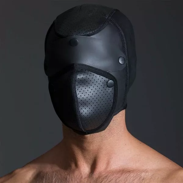 665 Leather Neoprene Bondage Masker 2.0 Large / Extra Large 2 665 Leather Neoprene Bondage Masker 2.0 Large / Extra Large - Afbeelding 2