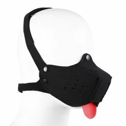 Kiotos Neoprene Puppy Dog Black Mond Masker