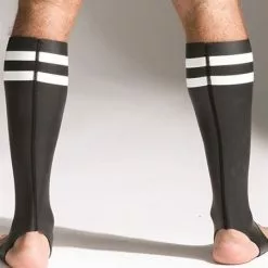 Neoprene Socks Tall - 665 Leather-Blauw -Lingerie Setjes Verkoopwinkel neoprene socks10