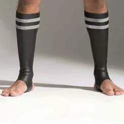 Neoprene Socks Tall - 665 Leather-Blauw -Lingerie Setjes Verkoopwinkel neoprene socks5