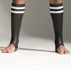 Neoprene Socks Tall - 665 Leather-Blauw -Lingerie Setjes Verkoopwinkel neoprene socks9