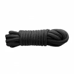 Sinful Nylon Bondage Touw - Zwart - 7,62 Meter (OP=OP)