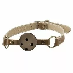 Ouch! Open Ball Gag - Mocca (OP=OP) -Lingerie Setjes Verkoopwinkel open ball gag mocca los