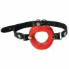 Sex And Mischief Open Mouth Gag - Silicone Lips Red