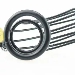 Spartan Steel Stalen Peniskooi Met Slot - Zwart -Lingerie Setjes Verkoopwinkel opr 3010020 3