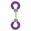 Ouch! Beginners Handcuffs Furry Purple