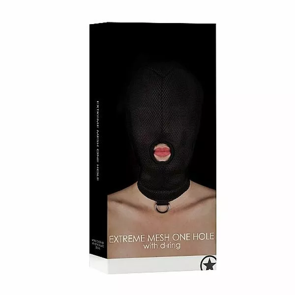 Ouch! BDSM Masker Met D-ring 2 Ouch! BDSM Masker Met D-ring - Afbeelding 2