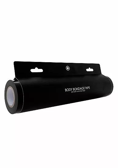 Ouch! Body Bondagetape Zwart - 20 Meter 2 Ouch! Body Bondagetape Zwart - 20 Meter - Afbeelding 2