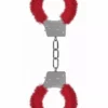 Ouch! Beginner's Handcuffs Furry-Rood