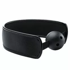 Ouch! Brace Ball Gag Zwart -Lingerie Setjes Verkoopwinkel ouch brace ball gag zwart