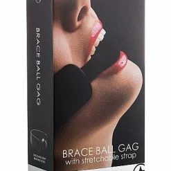 Ouch! Brace Ball Gag Zwart