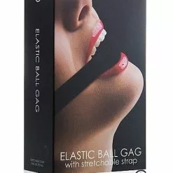Ouch! Elastic Ball Gag Zwart