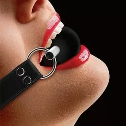 Ouch! Solid Ball Gag Zwart -Lingerie Setjes Verkoopwinkel ouch solid ball gag zwart