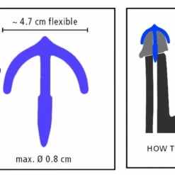 You2Toys Penisplug Anker Model - Blauw 8 You2Toys Penisplug Anker Model - Blauw -Lingerie Setjes Verkoopwinkel penisplug anker model blauw vb