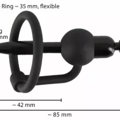 Penisplug Met Ring En Vibratie -Lingerie Setjes Verkoopwinkel penisplug met ring en vibratie afm