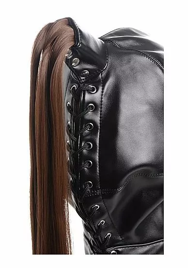 XR Brands Ponytail Bondage Masker 3 XR Brands Ponytail Bondage Masker - Afbeelding 3