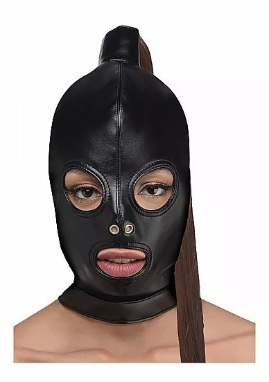 XR Brands Ponytail Bondage Masker 1 XR Brands Ponytail Bondage Masker
