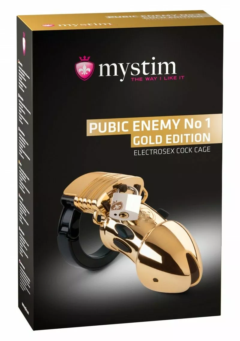 Mystim Pubic Enemy No 1 Kuisheidskooi - Gold Edition 2 Mystim Pubic Enemy No 1 Kuisheidskooi - Gold Edition - Afbeelding 2