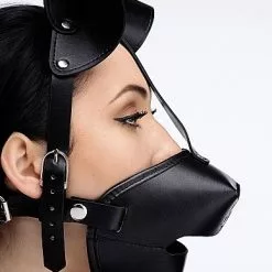 Master Series Puppy Play Masker Met Ballgag -Lingerie Setjes Verkoopwinkel puppy play masker met ballgag vrouw