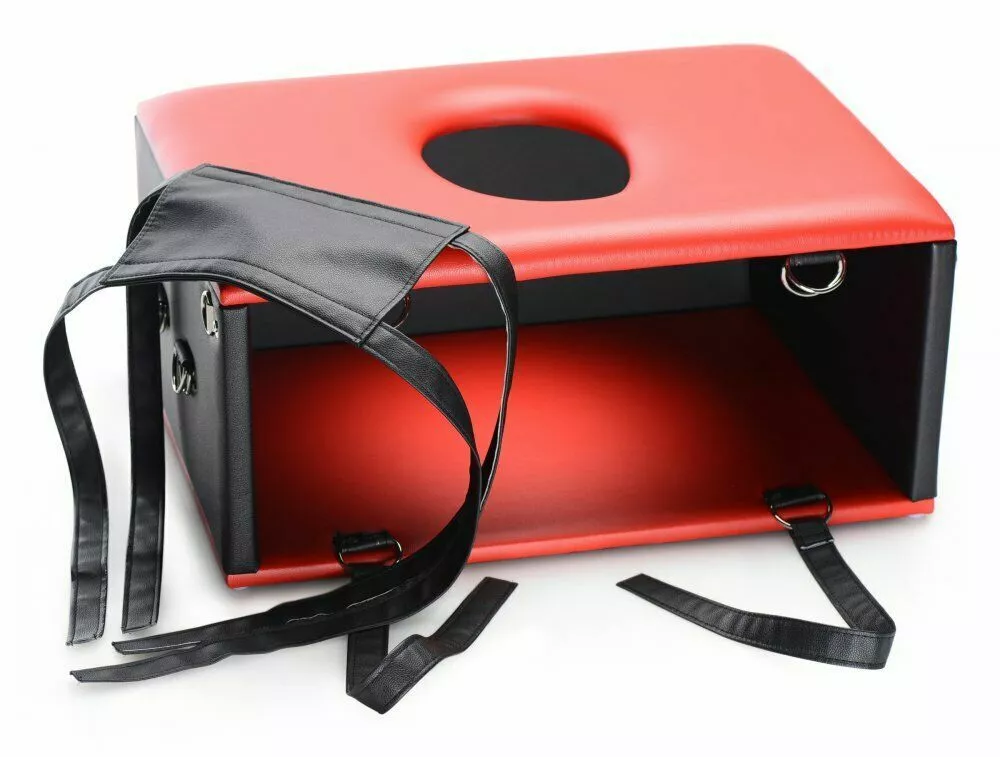 XR Brands Queening/Kinging Chair - Facesitting Stoel 3 XR Brands Queening/Kinging Chair - Facesitting Stoel - Afbeelding 3