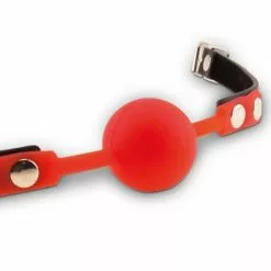 Fetish Collection Rode Siliconen Ballgag - Fetish Dreams