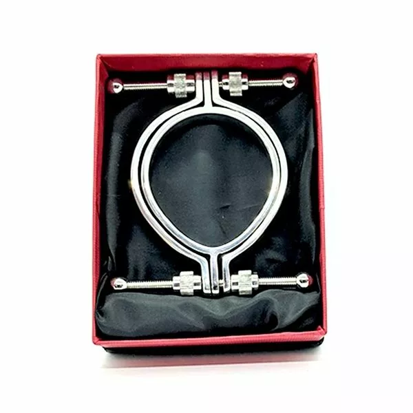 Kiotos RVS Pussy Clamp 2.0 Met 55 Mm. Fuck Hole 2 Kiotos RVS Pussy Clamp 2.0 Met 55 Mm. Fuck Hole - Afbeelding 2