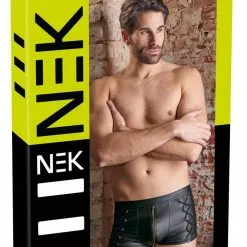 NEK Sexy Heren Boxer Met Rits - Zwart-S 11 NEK Sexy Heren Boxer Met Rits - Zwart-S -Lingerie Setjes Verkoopwinkel sexy heren boxer met rits zwart verpakt